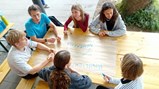 German Exchange student group sessions, getting to know each others cities  