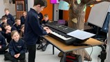 Great Park Academy talent show keyboard recital 