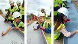 Steel signing at Great Park Academy 