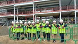 Steel signing at Great Park Academy 